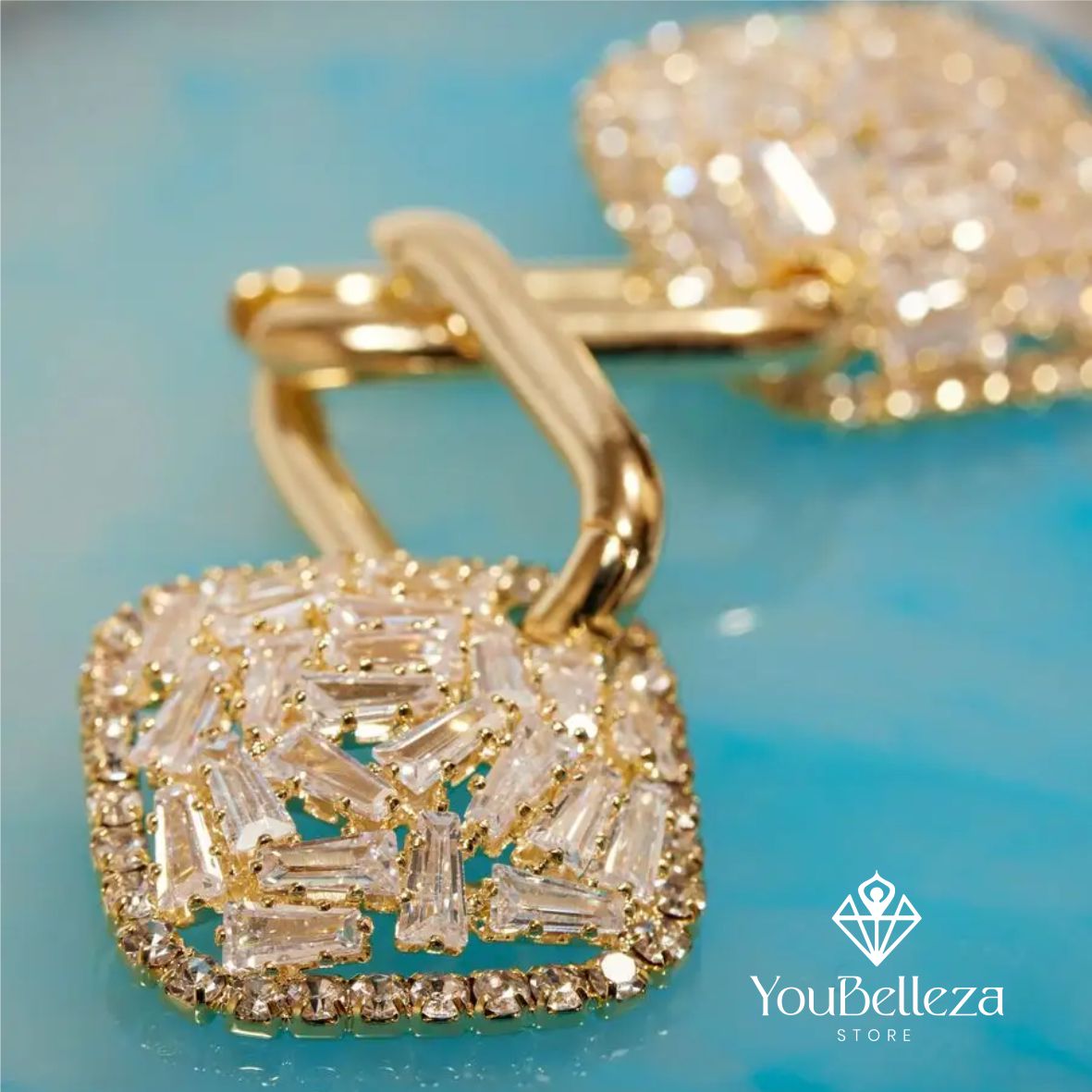 Aretes Rombo de Circón