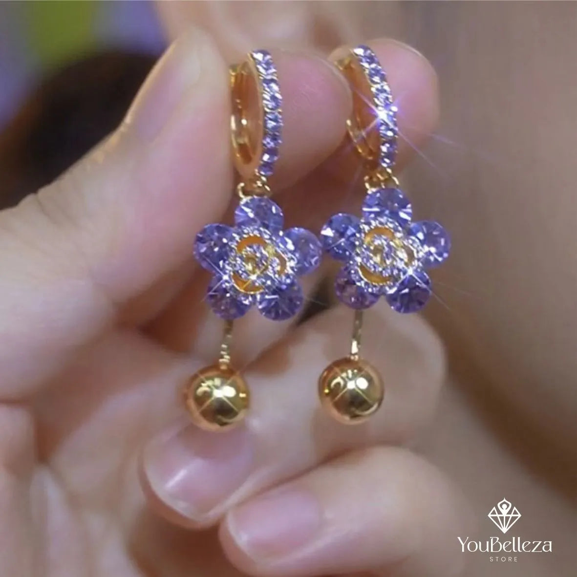 Aretes Flor de Aurora